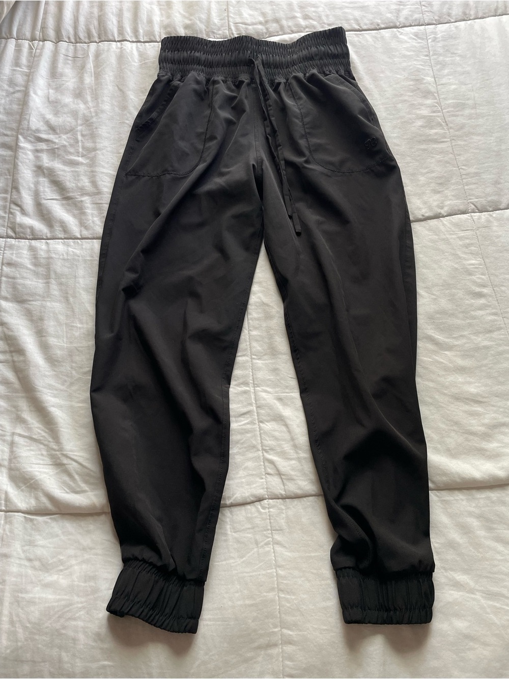 Albion Girls Black Mini Joggers 12 Casual Athletic Loungewear Gymnastics Hiking